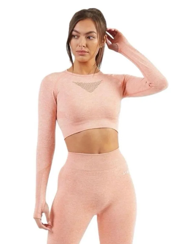 AYBL peach marl motion seamless leggings - medium - Image 9