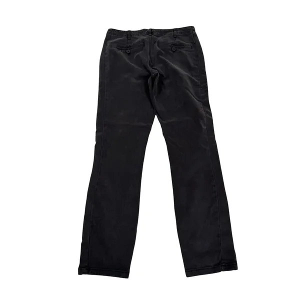 Anthropologie A View From The West‎ Black Button Ankle Straight Leg Pants 28 - Image 3