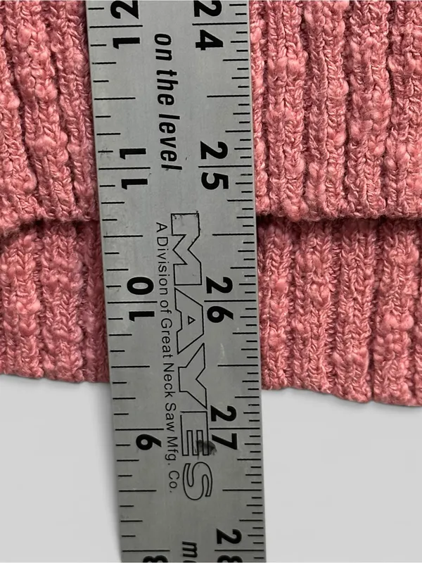 L.L.Bean Women’s XL Pink Cotton Textured Knit Crewneck Sweater Pullover - Image 9