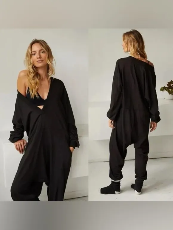 Free People Intimately Just Because Jumpsuit Onesie in Charcoal gray - Image 5