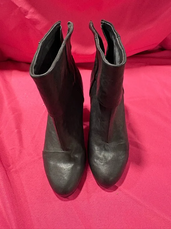 rag & bone Size 6 newbury Black Leather Ankle Booties. 36 EU - Image 7