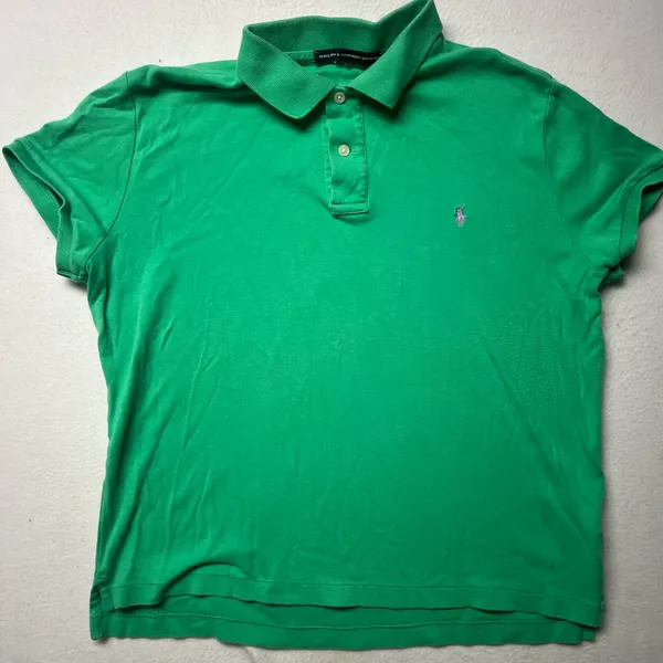 Ralph Lauren Sport Men's Green Polo Shirt Embroidered Logo Size M - Image 2