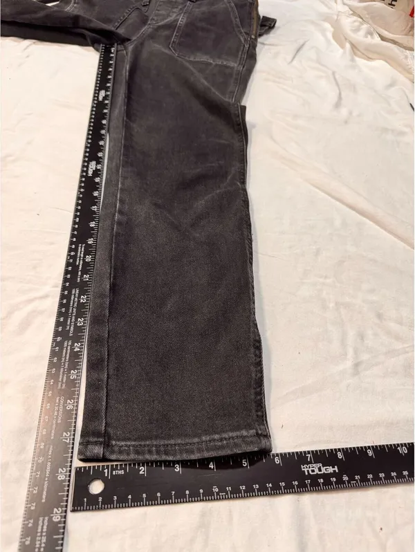 Madewell Black Denim Jean Overalls S Cabincore Minimalist Workwear Granola Girl - Image 8