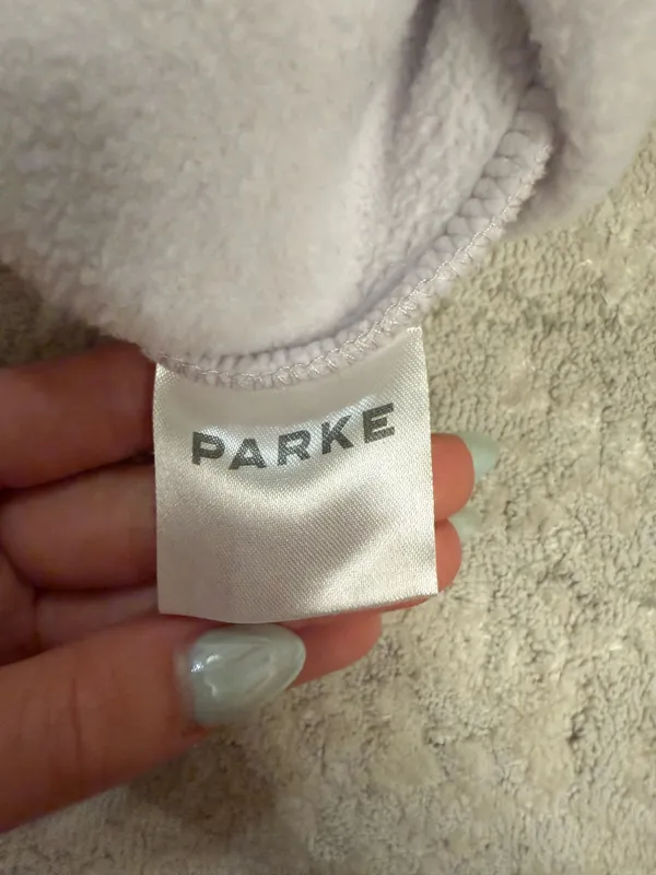 Parke Varsity Mockneck - Lilac + White  - Image 3