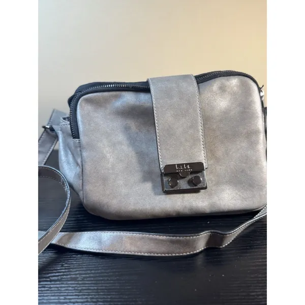 Nicole Miller New York Medium Silver With Silver Hardware  Leopard - Image 4