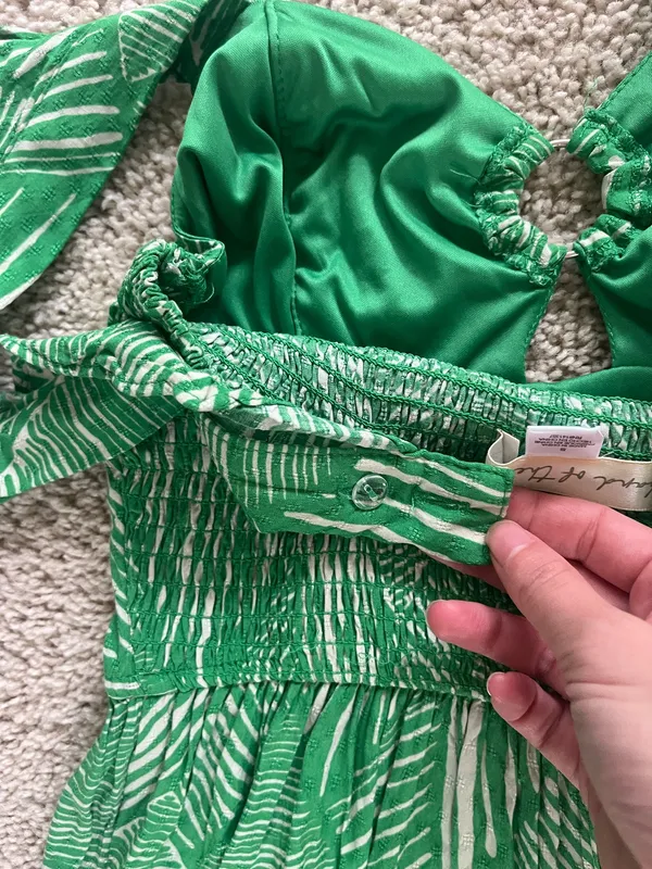 Free People Band of the Free green midi sundress - Image 5