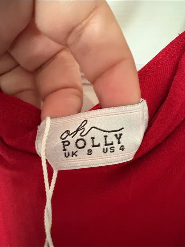 Oh Polly Dolcezza Sweetheart Neckline Maxi Dress Red Size 4 - Image 9