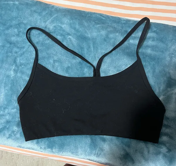 Vuori Black All The Feels Sports Bra - Image 2
