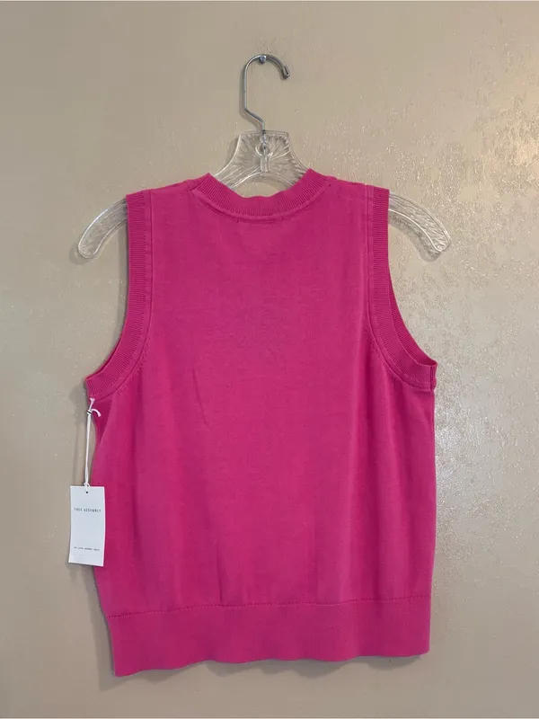 NWT Free Assembly Pineapple Graphic Sweater Shell sz M 8-10 - Image 2