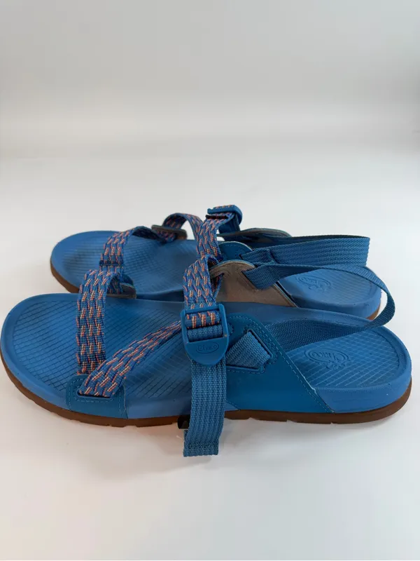 Chacos Z Cloud Sport Hiking Sandals Blue Coral Straps Women’s 10 EU‎ 41 - Image 3