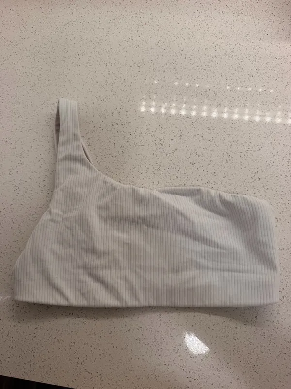 Lululemon Asymmetrical Bra Ribbed - Image 2