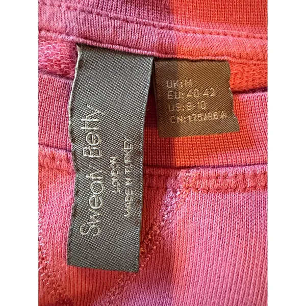 Sweaty Betty Sweatshirt Women Medium Pink Purple After Class Split‎ Hem Yoga - Image 9