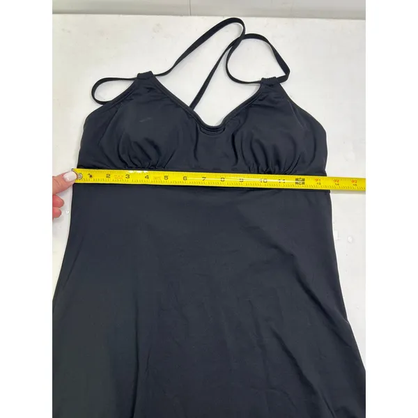 Athleta Scoop Swim Workout Mini Dress in Black Size XS Beach Gym Run NWT - Image 6