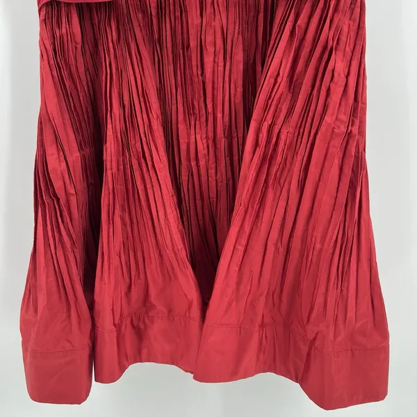 Alexis Size Large Marilou Crinkle Burgundy Red Mini Dress‎ NWT (Broken Zipper) - Image 8