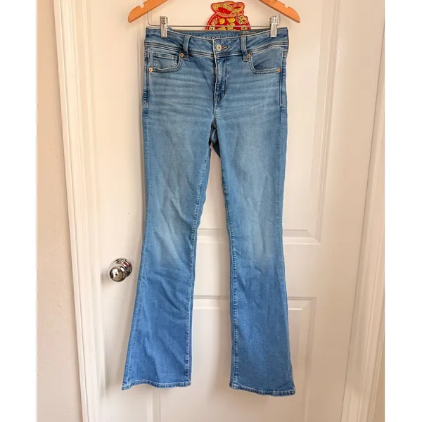 American‎ Eagle NEW Next Level Low-Rise Kick Bootcut Jean 27" - Image 3