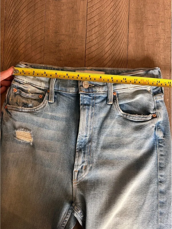 MOTHER Superior High Waisted Rider Skimp Jeans in The Confession Wash Women’s 27 - Image 14