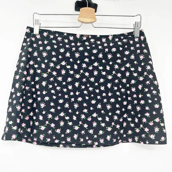 Victorias Secret VS PINK Womens Summer Beach Ditsy Floral Swim Mini Skirt Size L - Image 6