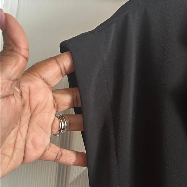 Zara Black Double-Button Sleeveless Blazer Vest - Image 3