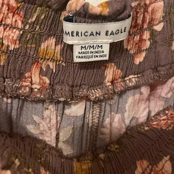 American Eagle floral pattern palazzo pants - Image 3