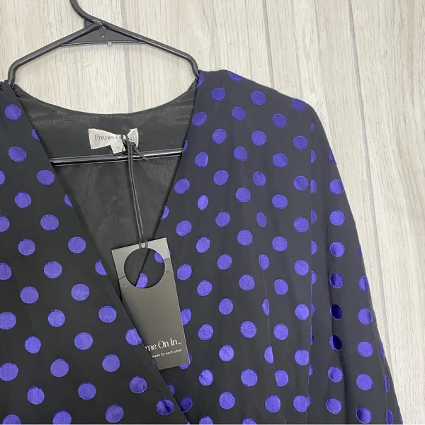 NEW Revolve Privacy Please Misha Polka Dot Wrap Maxi Dress size S Small NWT - Image 8