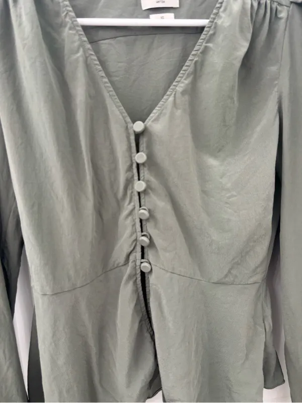 Aritzia Wilfred Suzette silk blouse - Image 6