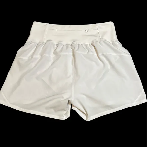 Kinesis‎ White Athletic Running Shorts W/Zipper Pocket 3.5” Inseam Small Active - Image 6