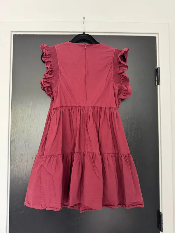 The Impeccable Pig Maroon Mini Dress - Image 2