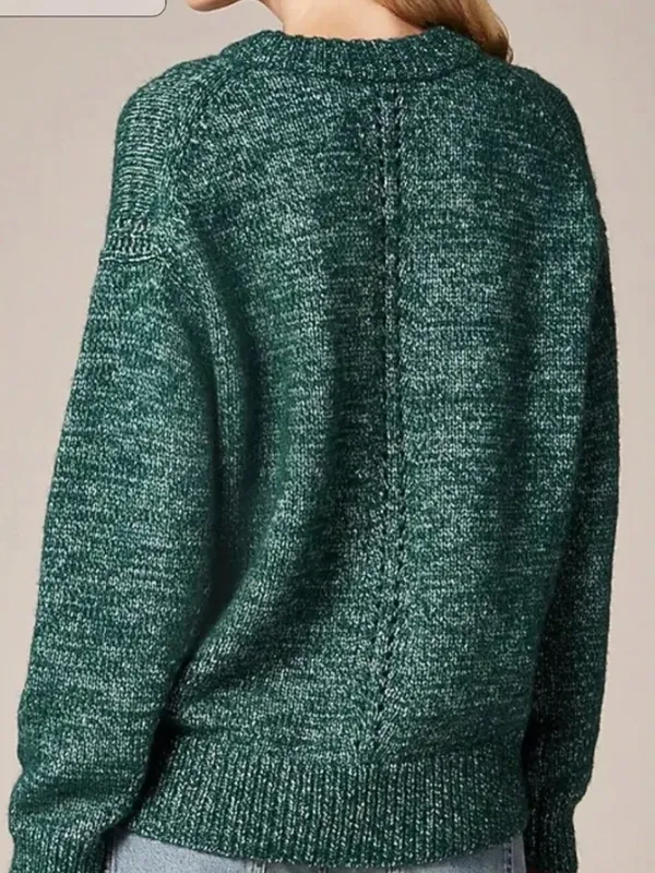 J. Crew Green Relaxed Crewneck Sweater - Image 2