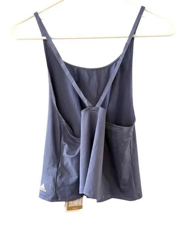 adidas Yoga top with back strap detail in Lavender - Image 6
