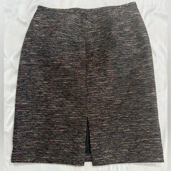 Tahari Metallic Textured Multicolor Pencil Skirt Office Workwear 8 - Image 4