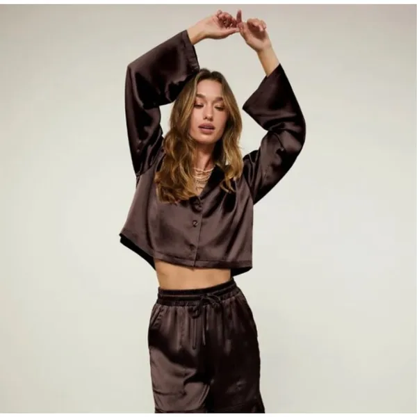 Beach Riot Vella Satin Top - Image 7