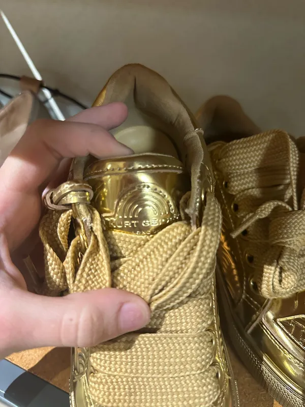 Gold Kurt Geiger London Sneakers - Image 4