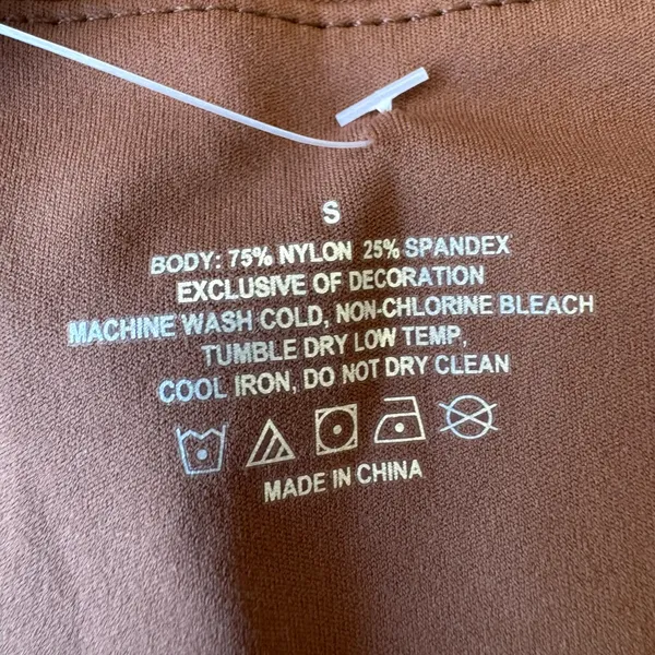 Amazon Brown Long Sleeve Bodysuit - Image 8