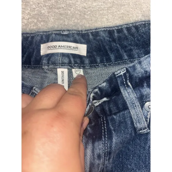 good american good vintage jeans 4/27 Distressed‎ EUC - Image 5