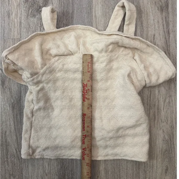 Madewell Cream Textured Tiered Ruffle Tank Top Women Size M‎ - Image 4