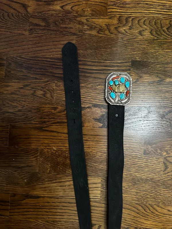Justin Belt buckle and belt - Image 2