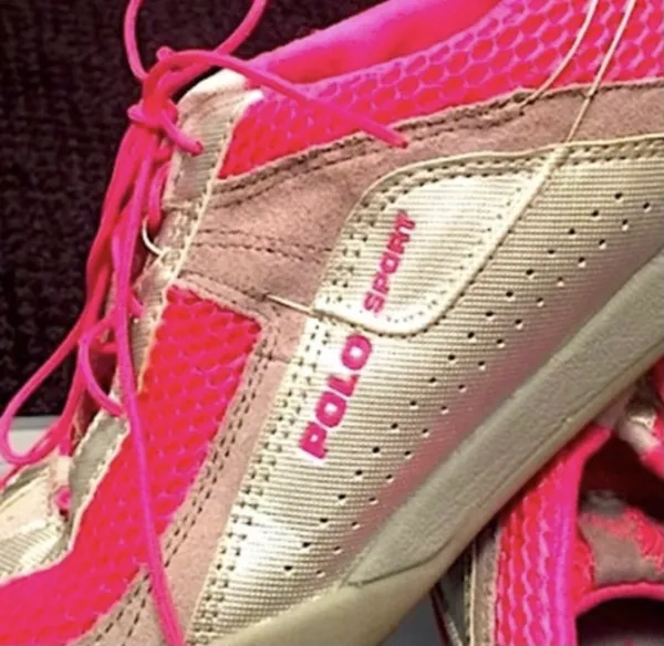 Polo Sport Y2K Vintage Pink Running Gym Shoes by Ralph Lauren - Image 4