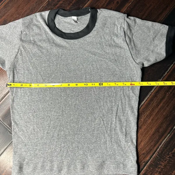 Short sleeve Basic tee shirt Los Angeles Apparel casual summer beach indie - Image 2