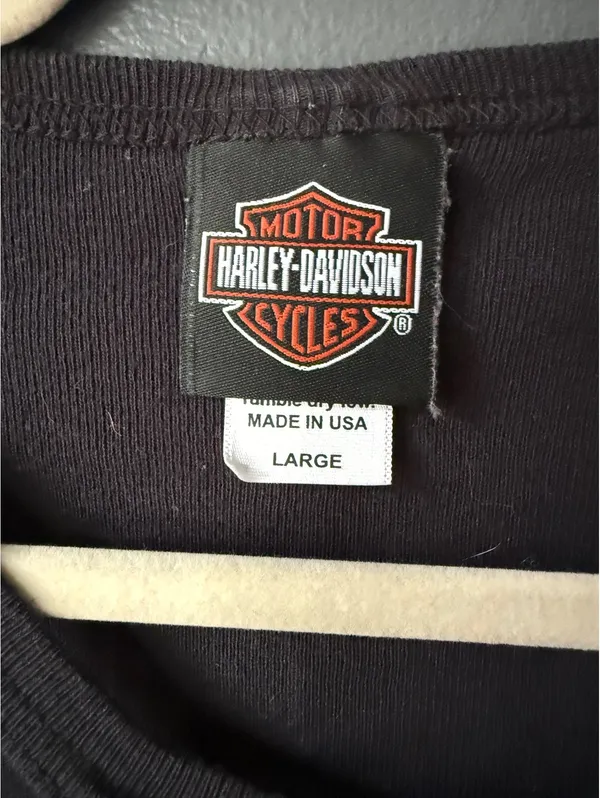 Harley-Davidson Sturgis 2007 Black T-Shirt with Decorative Rings - Image 3