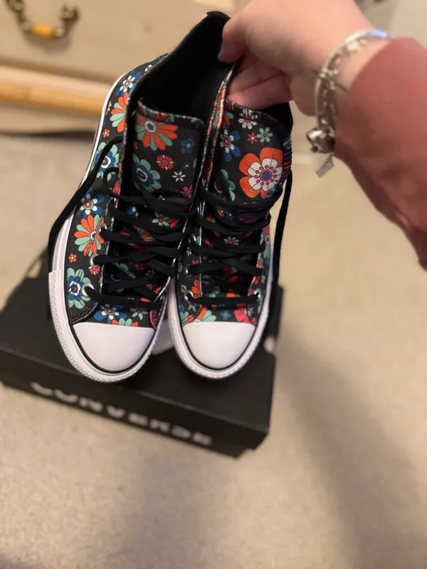 Converse floral print platform high top  - Image 7