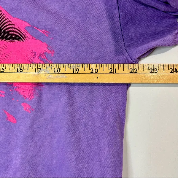 Red Hot Chili Peppers Unisex Smeared Lipstick Graphic T-Shirt Purple Size XL New - Image 6