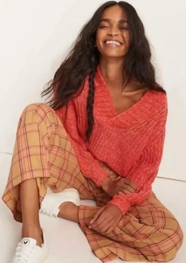 Anthropologie Honore Ribbed Knit Pullover Sweater Sz Medium Wool Blend - Image 6