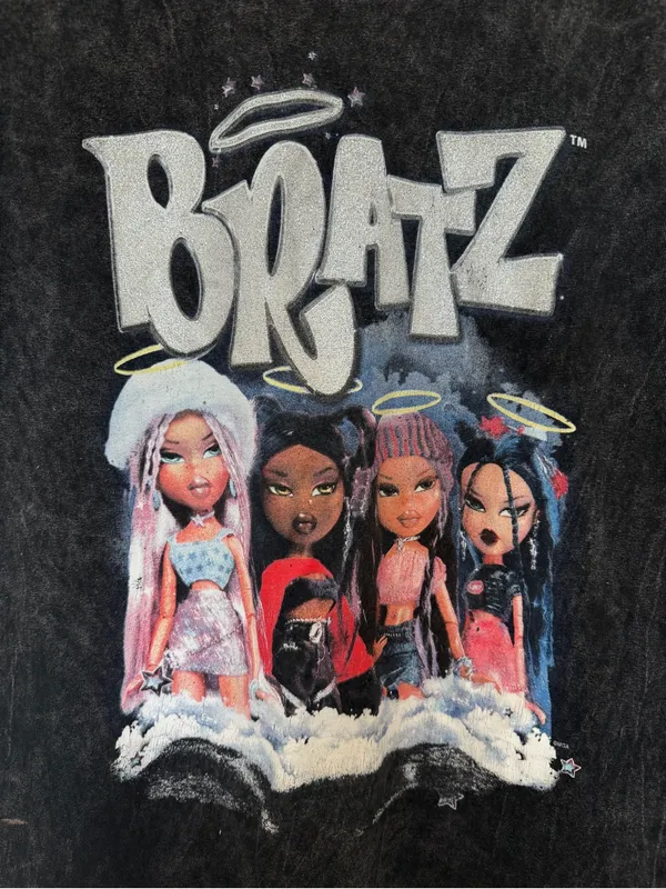 Women’s Bratz Black Graphic Tee - Short Sleeve - Image 2