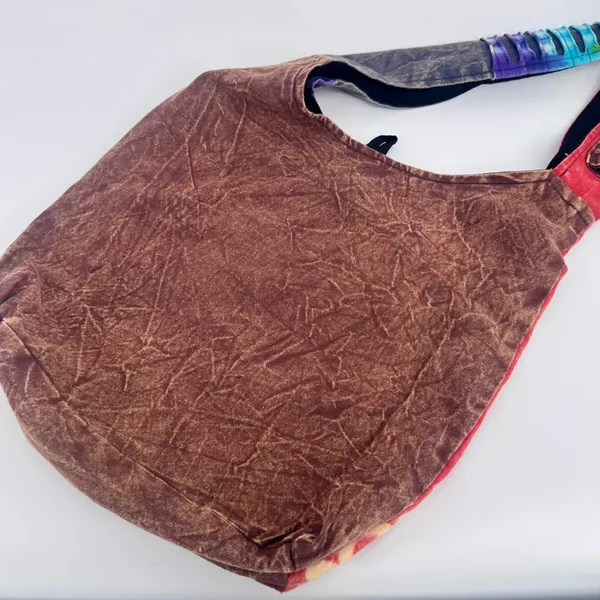 Y2K Boho Festival Sling Bag Psychedelic Wolf Dreamcatcher‎ Rising International - Image 4