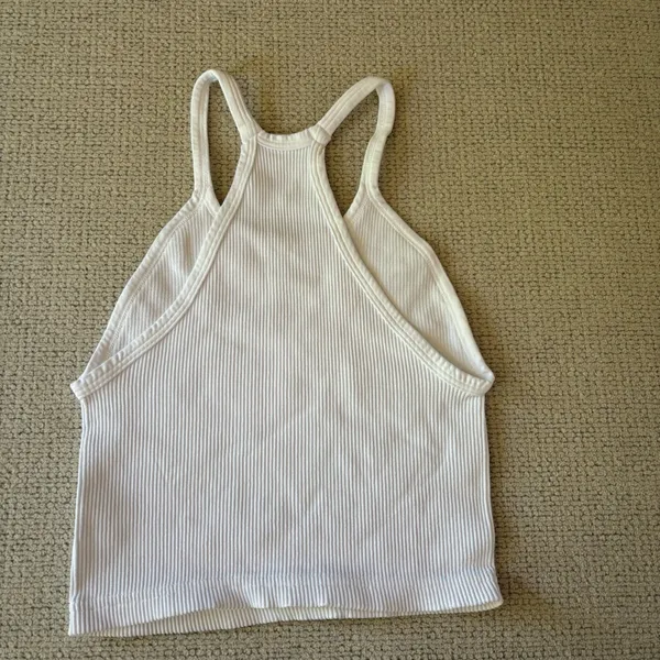 Free People Happiness Runs Crop Tank White XS/S - Image 6
