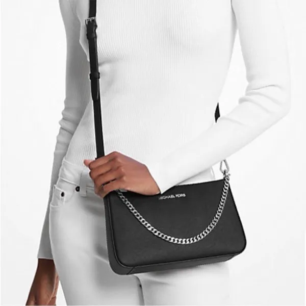 Michael Kors jet set Saffiano Leather Crossbody Bag NWT - Image 3