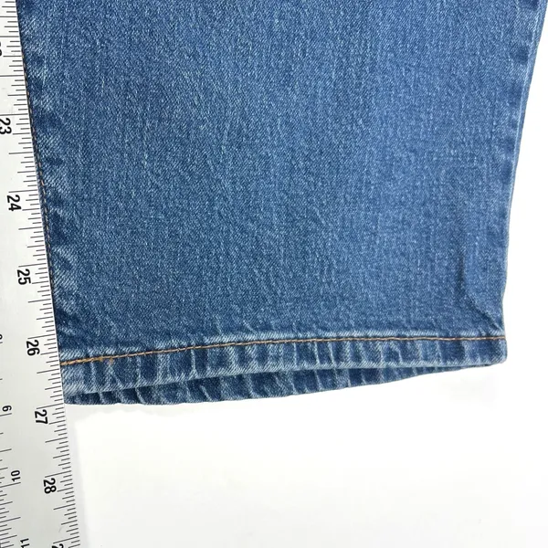 Banana Republic Mid-Rise Barrel Jean‎ 33/16 Medium Wash Casual Chic Minimalist - Image 10
