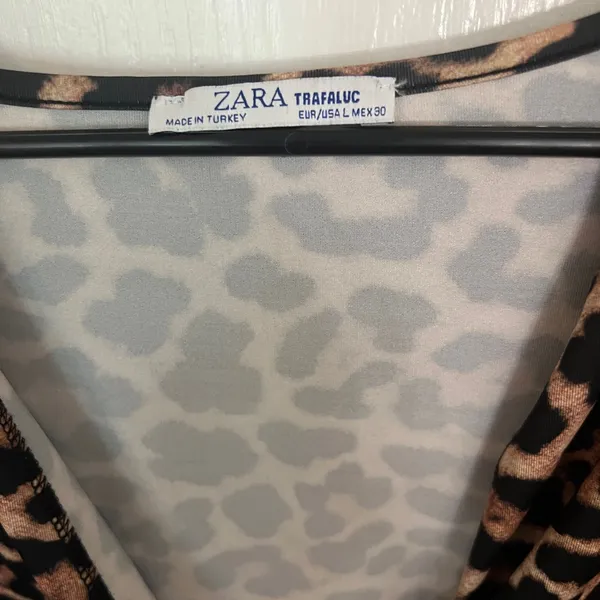 Zara Leopard Print Bodysuit - Image 2