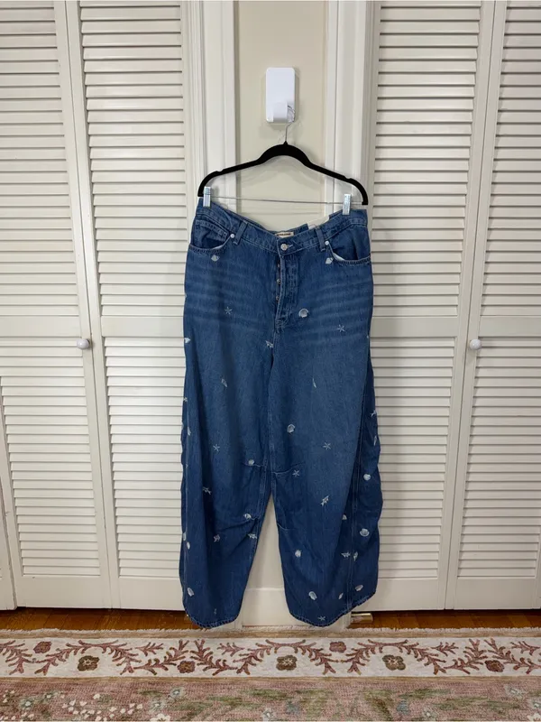 Free people Westward Embroidered Jeans - Image 6