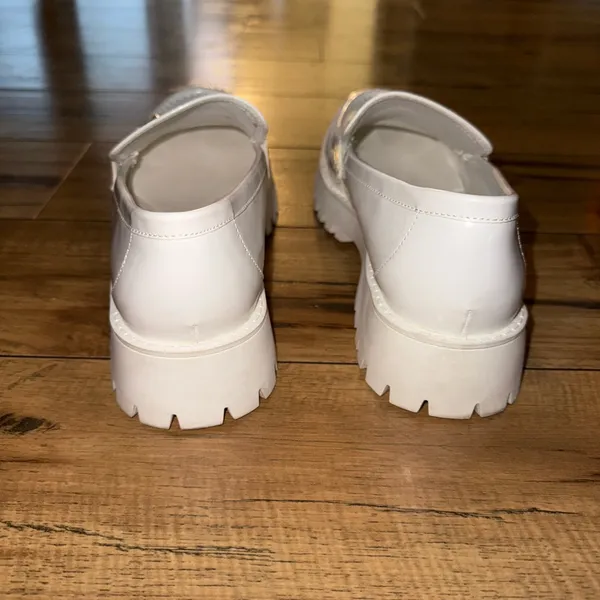 White chunky loafers - Image 6